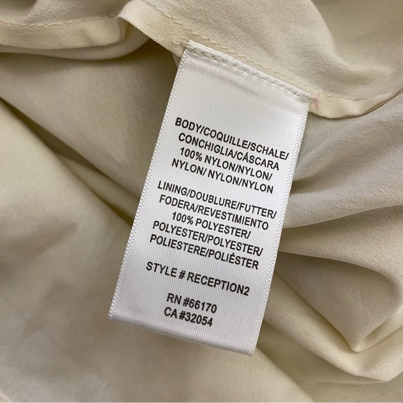 BHLDN || Mariposa Beaded Sequin Mesh Dress Bride Wedding Reception Ivory 6 - Picture 12 of 12